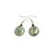 Pale Green Sesame Jasper Drop Earrings